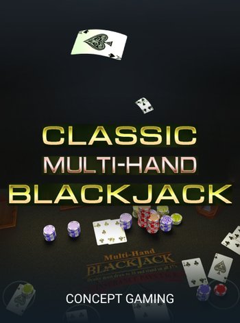 Classic Multi-Hand Blackjack (Black)