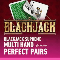 Blackjack Supreme Multi Hand Perfect Pairs